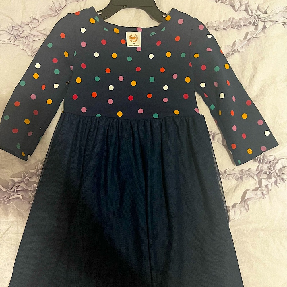 🌸 2 for $20🌸Navy blue polka dot dress